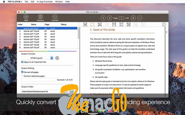 pdf epub converter for mac